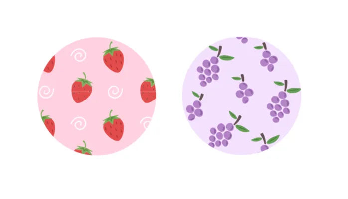 Single Layered Waterproof Shower Caps (2 pcs)(Fruits)