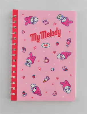 My Melody Retro Collection A5 PP Wire-bound Book (80 Sheets)