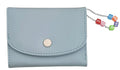 Colorful Beads Tri-Fold Women's Wallet (Blue)