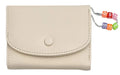 Colorful Beads Tri-Fold Women's Wallet (Beige)