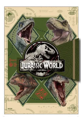 Jurassic World Collection Bookmark Glue-bound Book (32 Sheets)