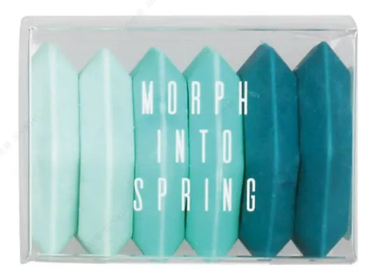 Mint Green Series Hexagon Eraser (6 Pack)