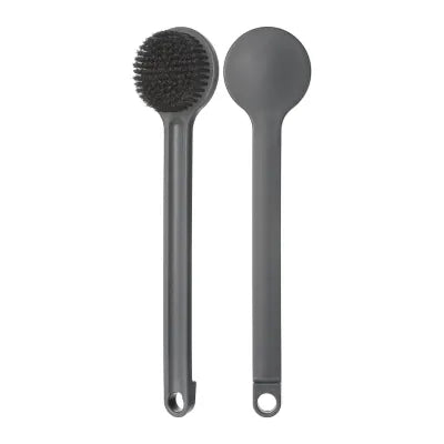 Bamboo Charcoal Bath Brush with Long Handle
