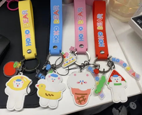 HoHo Bear Summer Sparkling Ice Series Phone Charm Strap
