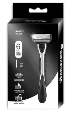 Men's Premium 6-Layer Razor (Black)