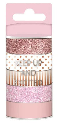 Rose Gold Series Adhesive Tape Set (5 Rolls)