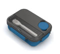 Large Capacity Salad Bento Box (1300mL)(Blue & Black)