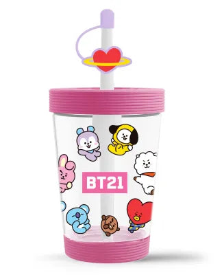 BT21 Collection Portable Plastic Tumbler (535mL)(Pink)