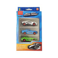 Miniso Pull Back Cars Pack of 3(BL+WH+GR)