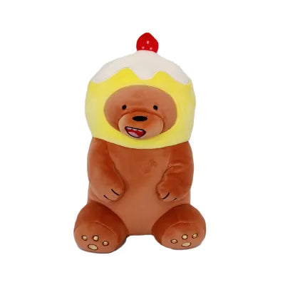 We Bare Bears Dessert Collection Plush Toy 30 CM(Grizz)