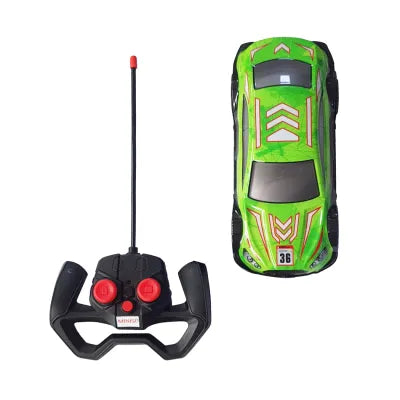 Miniso Plastic Toy Dazzling Car(Black & Green)
