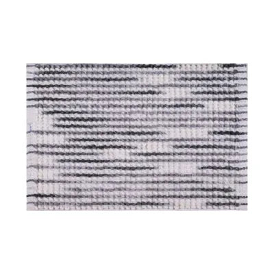 Micro Chenille Handwoven Bathmat(Grey)