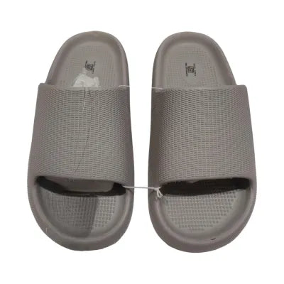 Simple and Lightweight Men's Bathroom Slippers(Grey, 41-42)