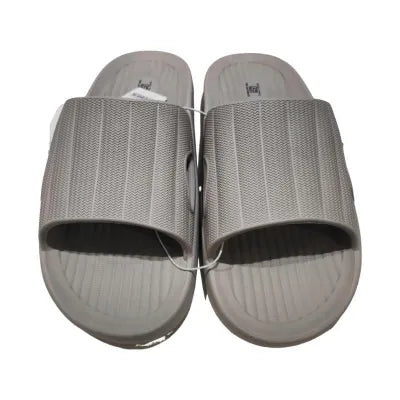 Classic Striped Men's Bathroom Slippers(Grey, 43-44)