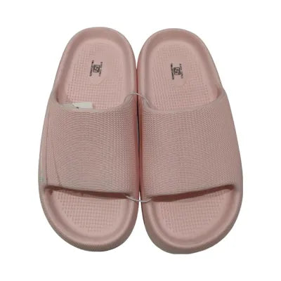 Simple and Lightweight Women's Bathroom Slippers(Pink, 39-40)