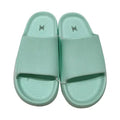 Simple and Lightweight Women's Bathroom Slippers(Mint Green, 37-38)