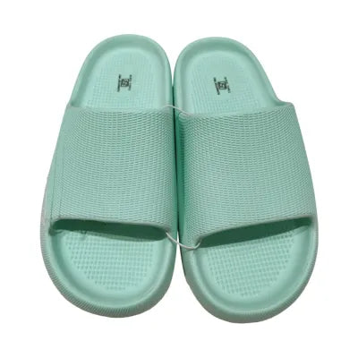 Simple and Lightweight Women's Bathroom Slippers(Mint Green, 37-38)