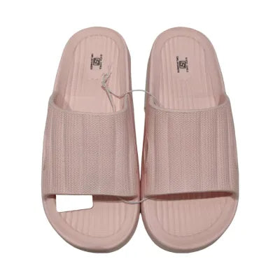 Classic Striped Women's Bathroom Slippers(Pink, 35-36)