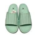 Classic Striped Women's Bathroom Slippers(Mint Green, 37-38)