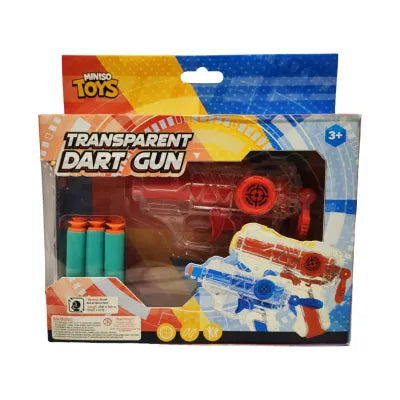 Miniso Transparent Dart Gun(Red)