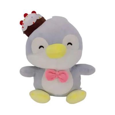 Miniso Cake Hat Blue Penguin Plush Toy 20CM (MINI PEN)