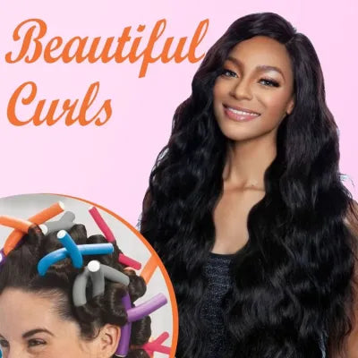 Sponge Hair Rollers (8 pcs)(Large)