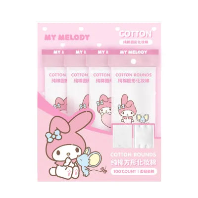 My Melody Square Cotton Pads (100 Count)