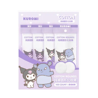 Kuromi Cotton Rounds (100 Count)