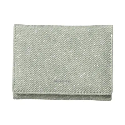Denium-Like Tri-Fold Women's Wallet (Green)