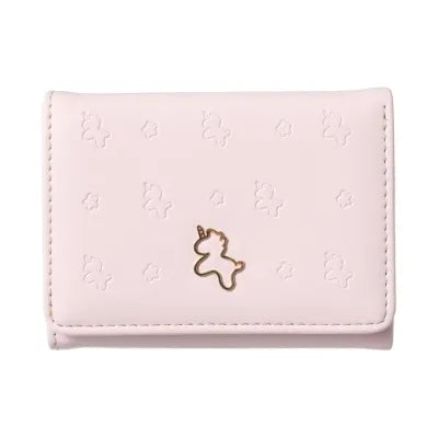 Women's Unicorn Small Trifold Wallet(Light Pink)