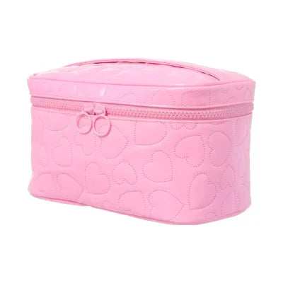 Heart Cosmetic Bag (Pink)