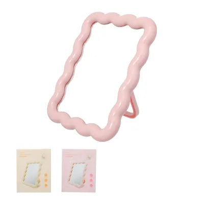 Creamy Style Makeup Mirror (Square)