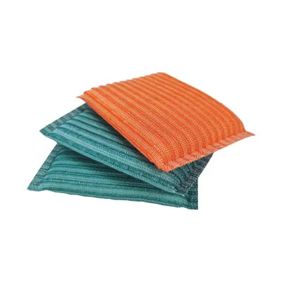 Striped Colored Cleaning Sponges (3 pcs)