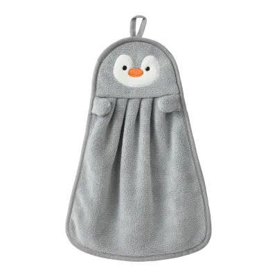 Cute Animals Series Hand Towel(Gray)