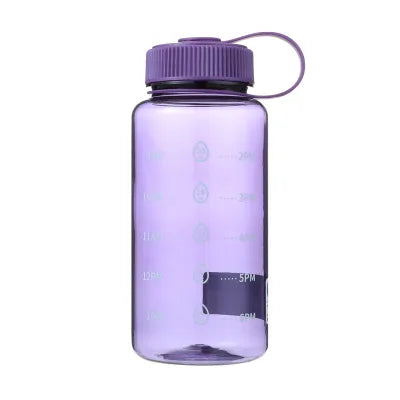 Plastic Cool Water Bottle with Handle, 800mL(Purple)