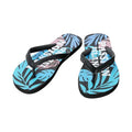 Passion Island Series Men's Flip Flops(43-44,Blue & Black)