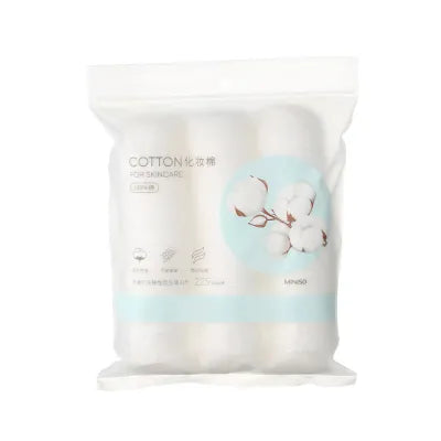 MINISO Round Soft Dual-Sided Cotton Pads (225 Count)
