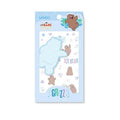 WE BARE BEARS SEASIDE MUSIC FESTIVAL DIY Embossing Stickers (Grizz)