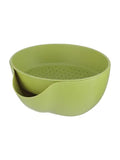 Double-layer Drainage Basket(Green)