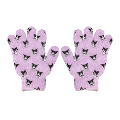 Sanrio Interesting Adventure Exfoliating Bath Gloves