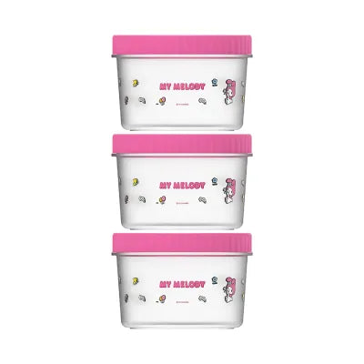 My Melody Interesting Adventure Food Storage Container (3 pcs, 500mL)