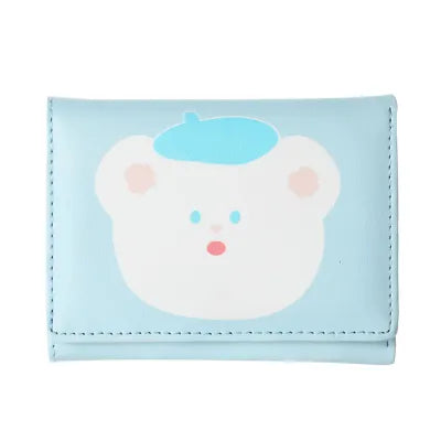 HoHo Bear Summer Sparkling Ice Series Women's Wallet(Blue)