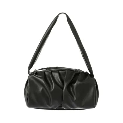Pleated Handbag(Black)