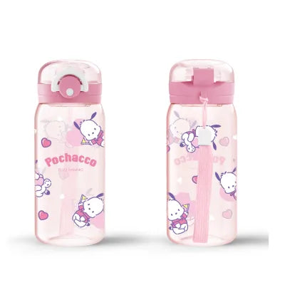 Sanrio characters Plastic Bottle with Strap (450mL)(Pochacco)