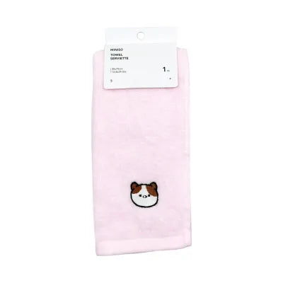 Mini Family Series Embroidery Pure Cotton Towel (MEMO)