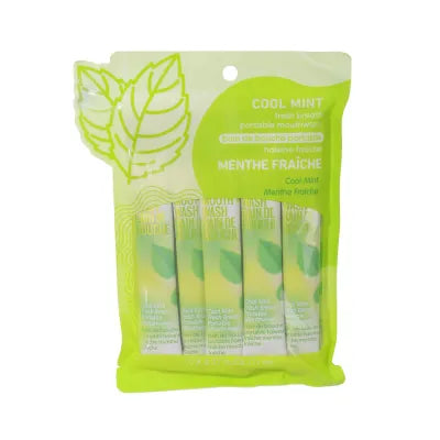 Cool Mint Fresh Breath Portable Mouthwash (10 pcs)