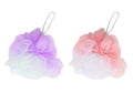 Loofahs (2 pcs)(Pink & Purple)
