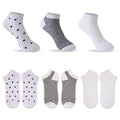 Women's Ankle Socks (6 Pairs)(White)