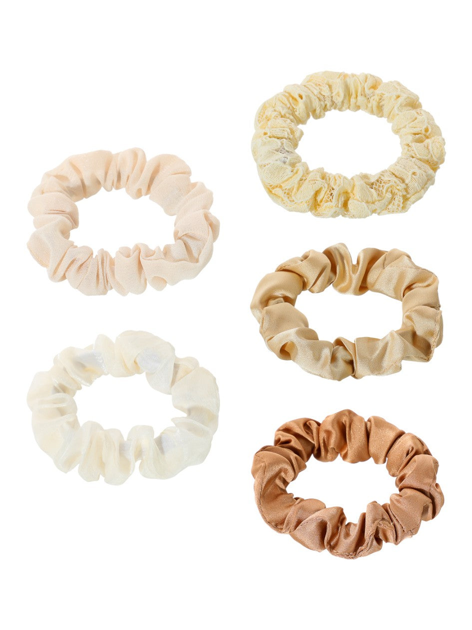 Gradient Color Little Hair Tie 5pcs(Yellow)