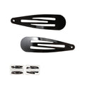 Black Snap Clips (8 pcs)